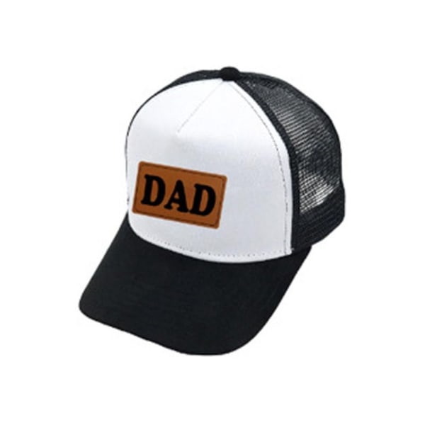 Baseballkasket Peaked Caps SORT&HVID black&white