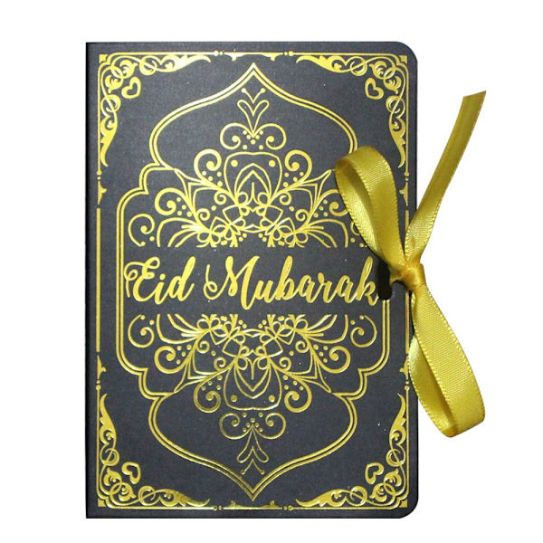 Bogformet Eid Mubarak Chokoladekonfektæsker SORT