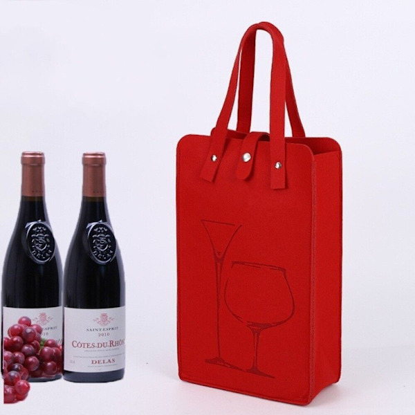Rødvinspose Vingaveoppbevaringspose RØD Red