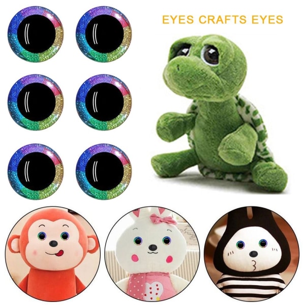 6st/3par Eyes Crafts Eyes Docka Crystal Eyes 10MM 10MM 10mm