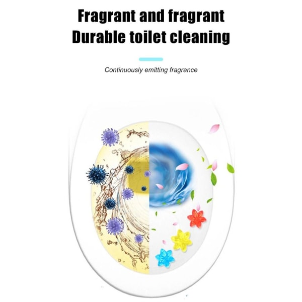 Blomtoalettrengöring Toalettrengöringsmedel BLÅ blue