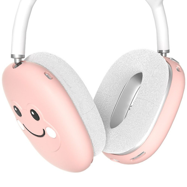 Pannebånddeksel Erstatningsdeksel ROSA ØRETELEFON VESKE ØRETELEFON Pink Earphone case-Earphone case