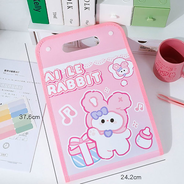 Stereo Orgeltaske A4 Fil Mappe PINK PINK