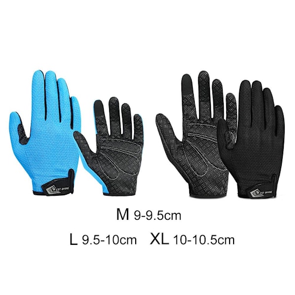 Motorcykelkørehandsker Helfinger vanter SORT L black L
