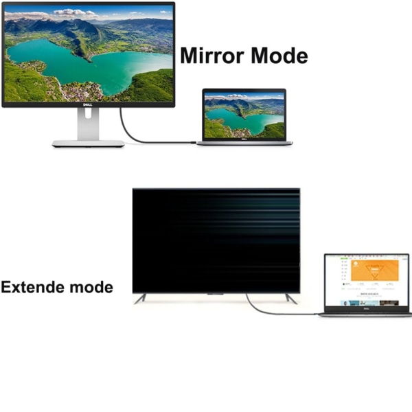 DP til VGA Kabel Adapter Conventer 1.8m