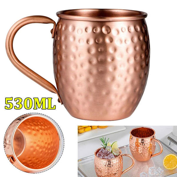 Pure Copper Cup Krus Kopp HAMMERT PUNKT HAMMERT PUNKT Hammered Point