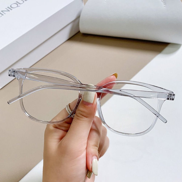 Anti-Blue Light Glasses Neliönmuotoiset silmälasit LÄPINÄKYVÄT Transparent