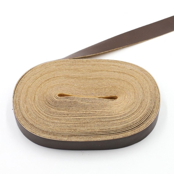 10 Meter Læderrem Strip DIY Læder Craft MØRK KAFFE Dark Coffee