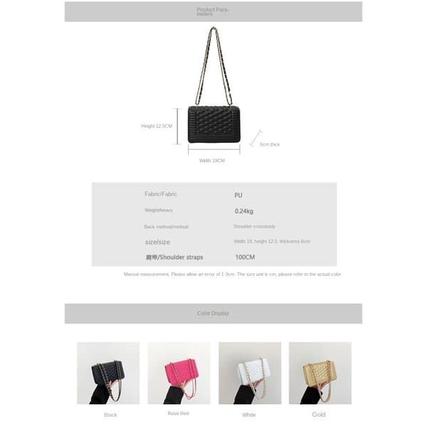 Skulderveske Messengerbag GULL Gold