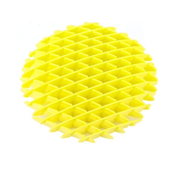 Worm Big Fidget Toy 3D Printed Elastisk Mesh GUL yellow