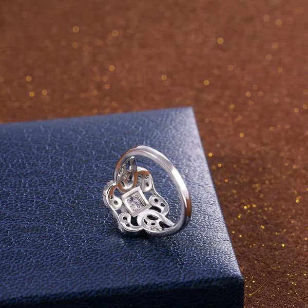 Zirkon Hale Ring Bred Kant Ringer 9 9