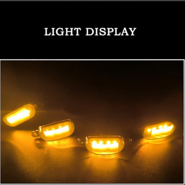 Frontgrill LED-signallys 4 STK 4pcs