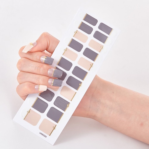 Gel Nail Stickers Nail Patch UNE020 UNE020 UNE020