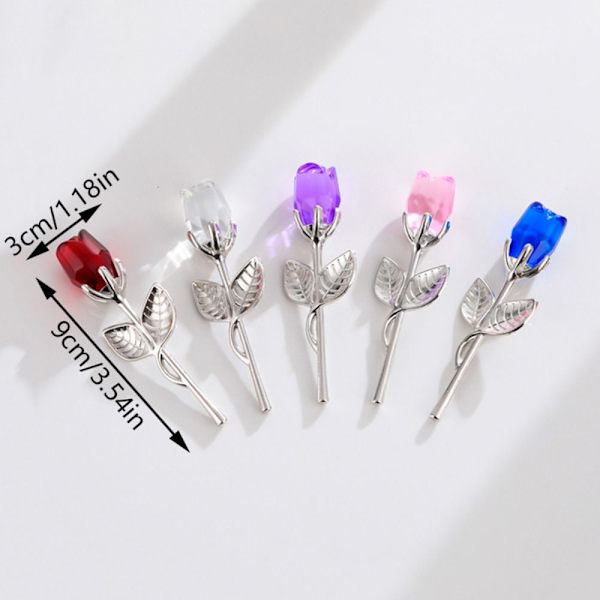 Crystal Rose Ornament Kodinsisustuskoristeet C C C