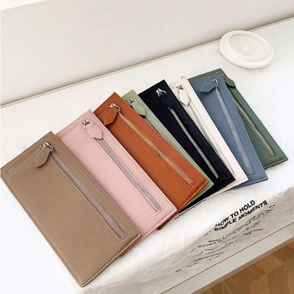 Lang pung møntpung BRUN brown