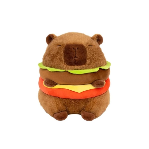 Hamburger Capybara Kapibala Plys Dukke 20CM 20cm