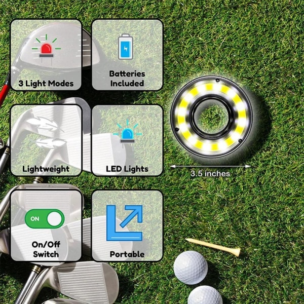 Golf Hole Lights Golf Putting Cup Lights B B B