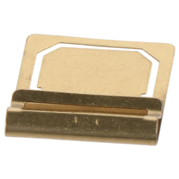 6 STK Retro Messing Bogmærke Metal Bogmærke Holder Gul