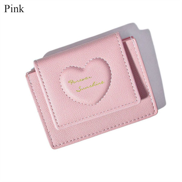 Kort tegnebog pengetaske PINK pink