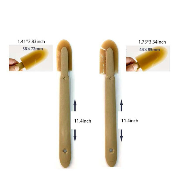 Gummi spatel spreder fugemasse Sealer applikator BIG 2 STK BIG big 2pcs