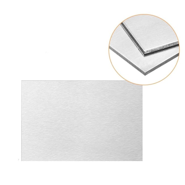 1 stk 7075 aluminiumsplate rektangel aluminiumsplate 300mmx200mmx2mm