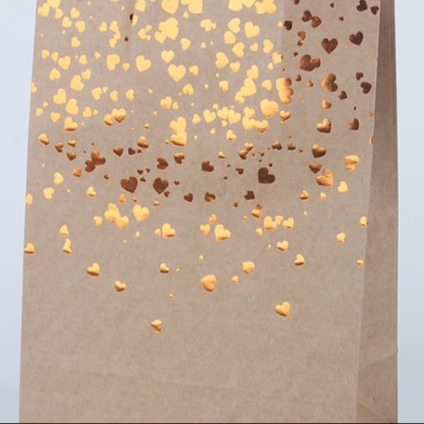 6 st Kraftpapper Presentpåse Festförpackningspåsar A A A