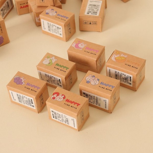 5 Stk Karton Express Box Miniature Express Box APPELSINER APPELSINER Oranges
