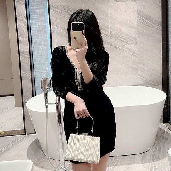 Aftonväska Axelväskor Bankett Clutch