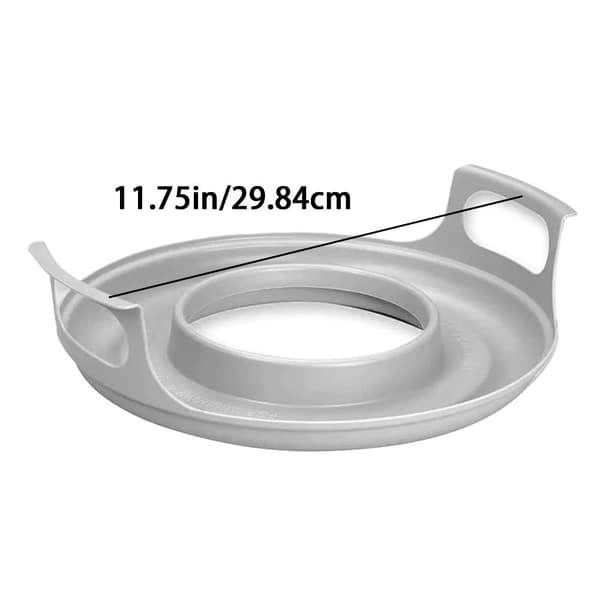 Mikroaaltouunin lautasteline HARMAA Grey