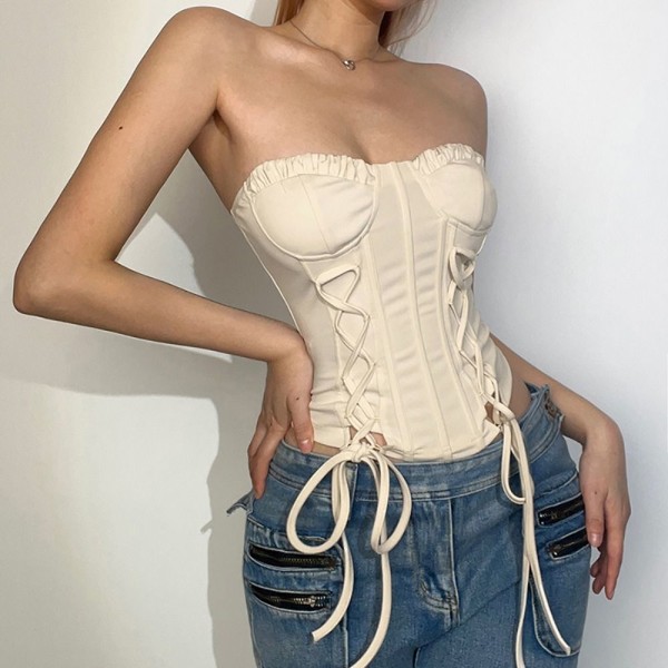 Cropped Top Slim Fit Corset S S