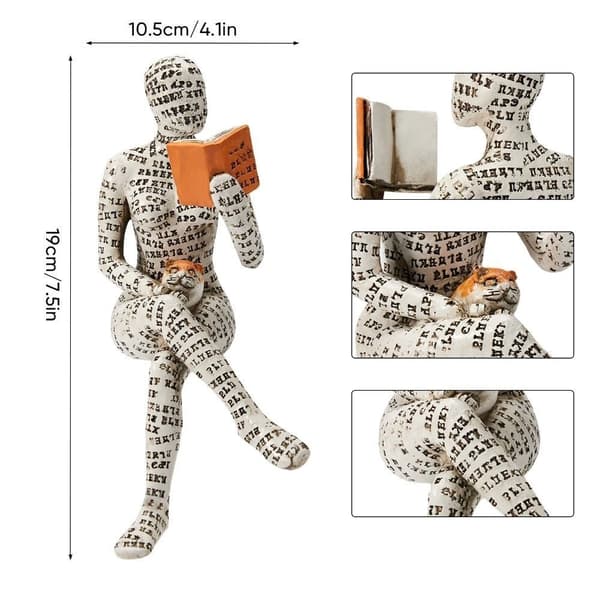 Resin Statue Kunstskulptur 3 3 3