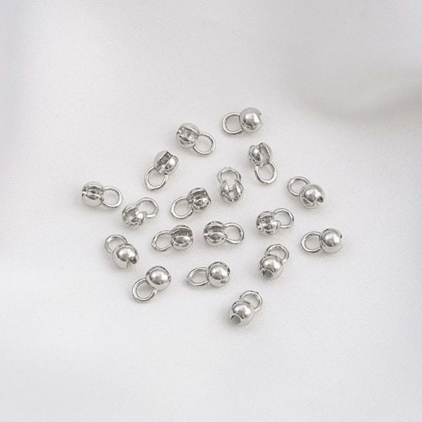 1/5 st Cord Crimp Beads Clam Shell Bead 5 STK GULD 5 STK GULD 5Pcs Gold