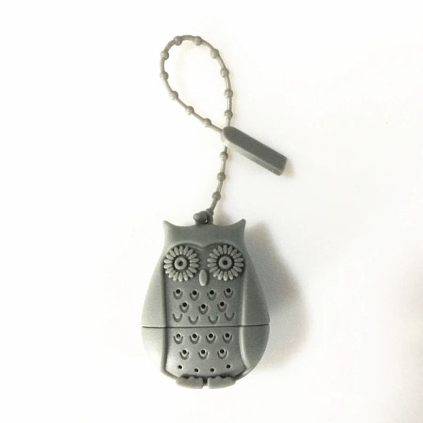 Owl Tea Sil Løsblads-teinfuser GRÅ Grey