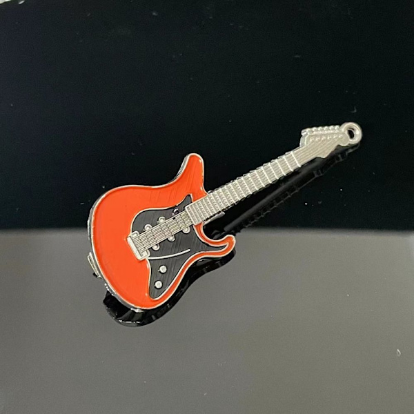 Gitarr Metall Hårnålar Y2k Hårklämma ORANGE orange