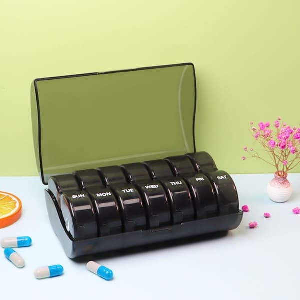 Pillerask Pill Dispenser Box 1 1 1