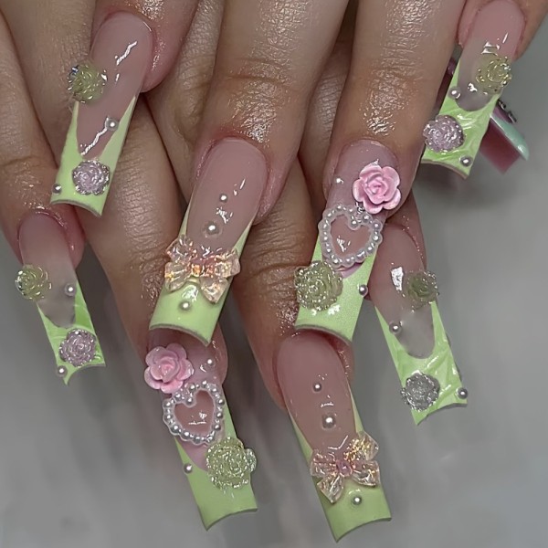 Ballerina False Nails Fake Nails 4 4 4