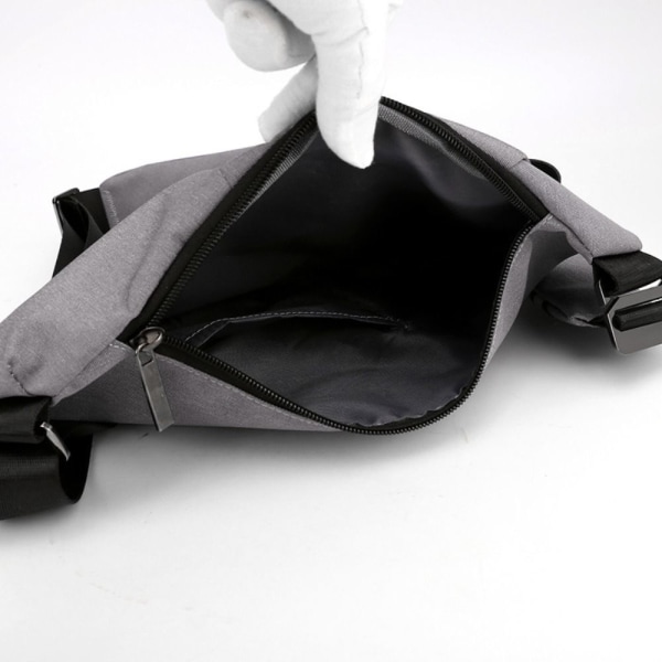 Resselväska Liten bröstväska GRÅ HÖGER HÖGER gray Right-Right