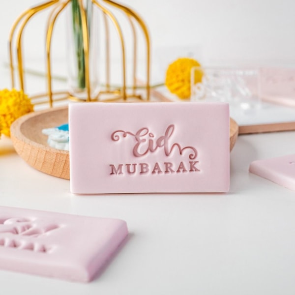 Eid Fondant Kjeks Form Bokstaver Preging Cookie Stempel QA1226 QA1226