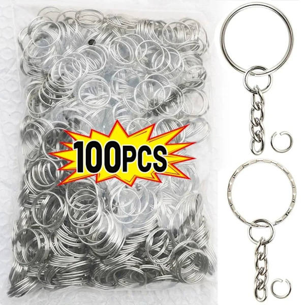 100 st nyckelring Tom nyckelring B B B