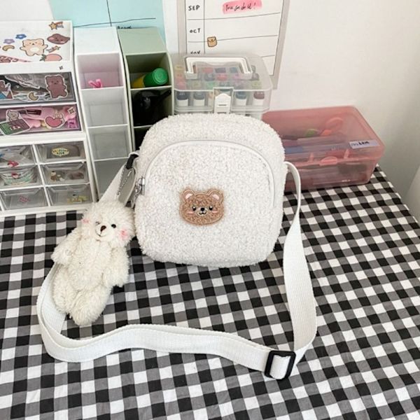 Korean Style Håndtasker Søde Små Tasker HVID white
