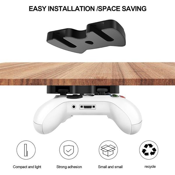 Handkontroll Stativ Hållare Gamepad Hållare SVART black