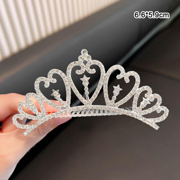 Crowns Hair Comb Crystal Crown Hårnål STIL 6 STIL 6 Style 6