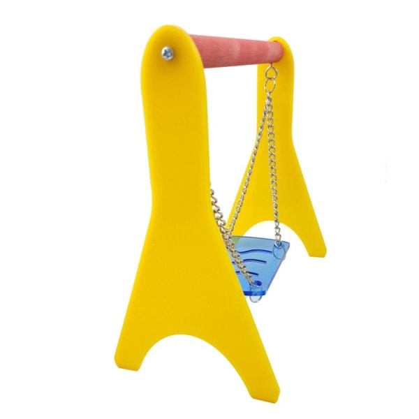 Swing Chicken Toy Bird Swing Abborstativ