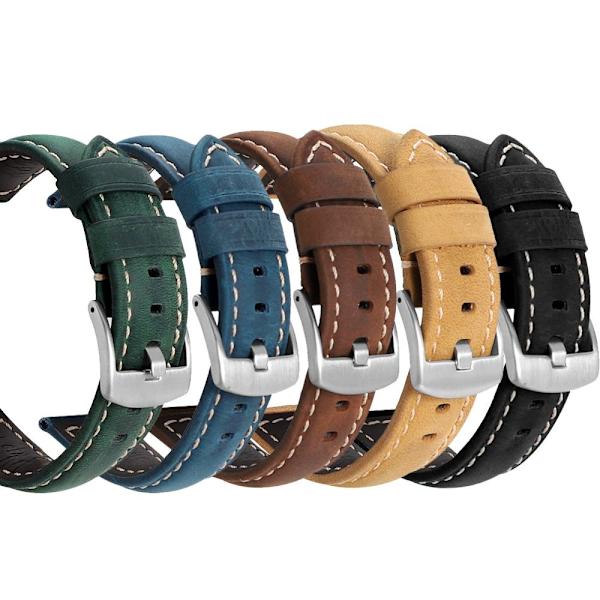 Urrem Damer Mænd Urrem SORT 22MM Black 22mm