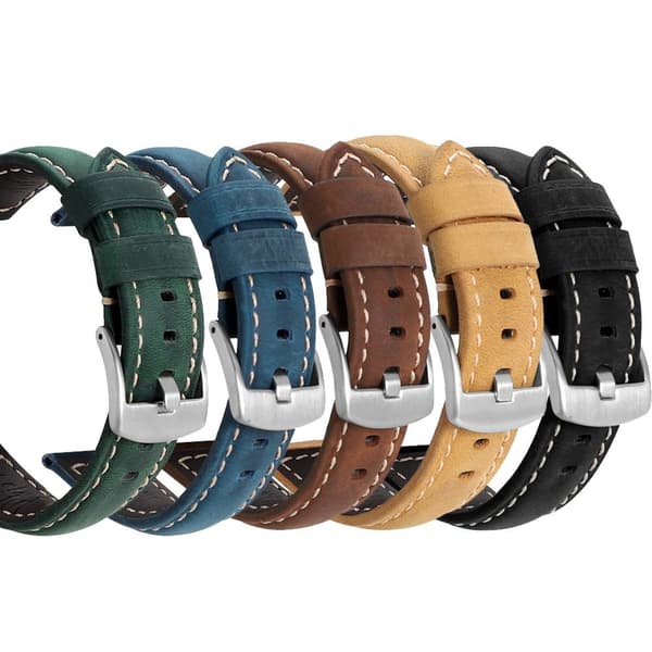 Urrem Kvinder Mænd Urrem SORT 22MM Black 22mm