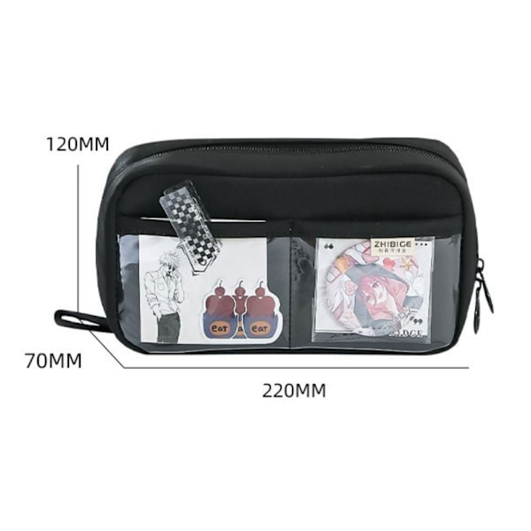Papirtaske Pennepose SORT Black