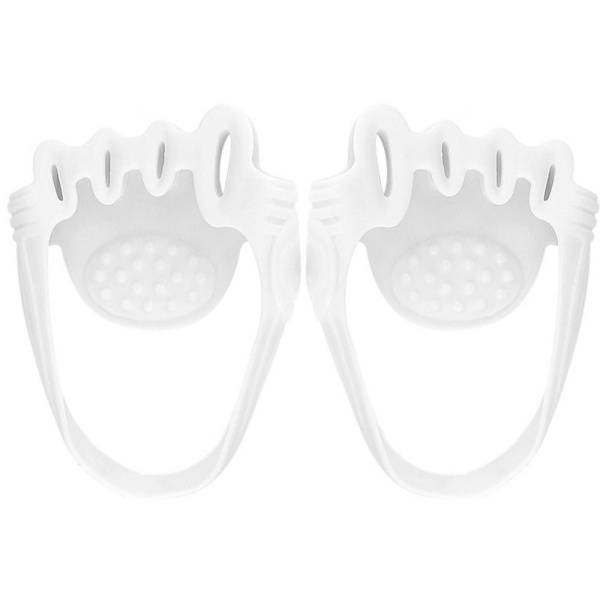 Five Hole Toe Splitter Relief Massage Etukämmen VALKOINEN VALKOINEN White