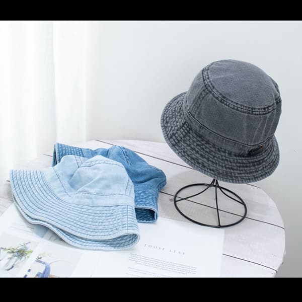 Bomulls Bøttehatter Dame Sommerhatt 2 2 2