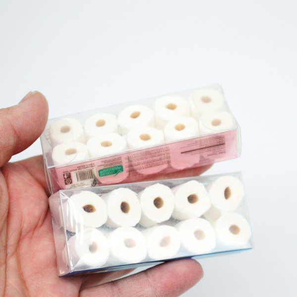 Mini facial Tissue Simulation Papirhåndklæde BLÅ Blue
