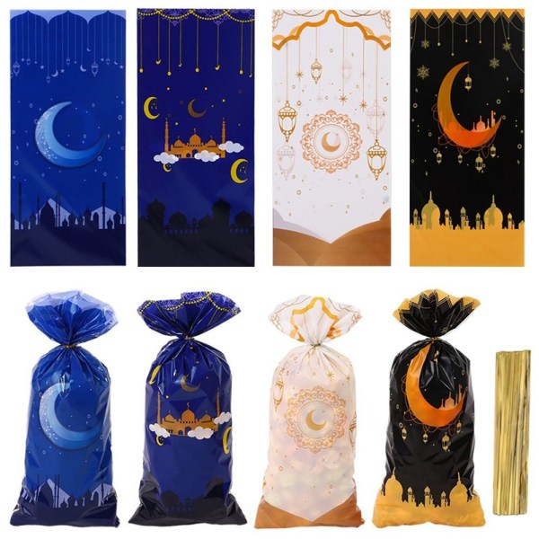 50 stk Eid Mubarak Slikposer Kagebehandlerposer STYLE 10 STYLE 10